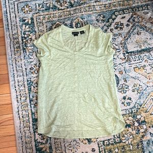 Green Tahari linen shirt